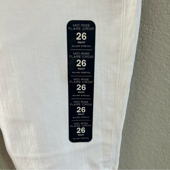 J. Crew Mid Rise Flare Crop - Picture 2 of 3